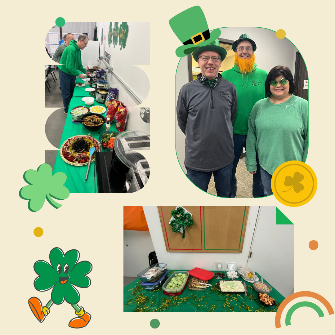 Green Simple Geometric St Patrick's Day Photos Instagram Post